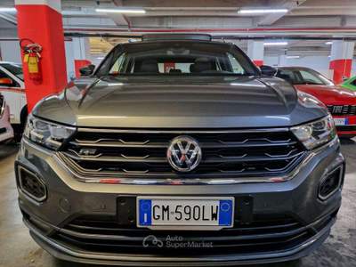 Volkswagen T-Roc 2000 TDI CV.150 S-TRONIC R LINE TETTO+18'+RADAR Grigio usata Torino