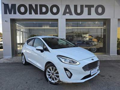 Ford Fiesta 5 porte Titanium NEOPATENTATI Bianco usata Rovigo