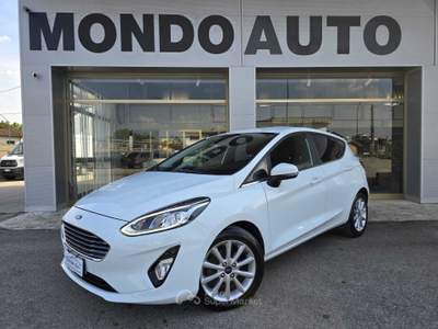 Ford Fiesta 5 porte Titanium NEOPATENTATI Bianco usata Rovigo