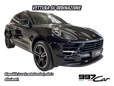 Porsche Macan 2.0 TETTO-NAVI-PELLE-TELECAMERA-SERVICE Nero usata ARICCIA