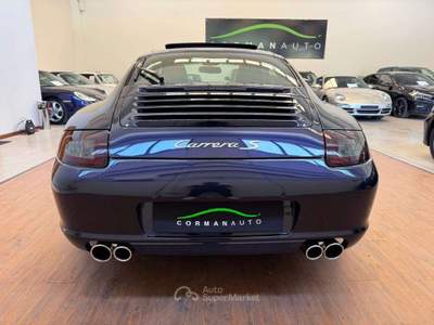Porsche 911 997 Carrera S Coupè 355cv TIP. ITALIANA BOOK SERVICE CERTIFICATA TETTO SCARICHI PASM NAVI PSM XENO BOSE ISOFIX BELLISSIMA Blu/Azzurro usata Botticino