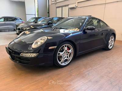 Porsche 911 997 Carrera S Coupè 355cv TIP. ITALIANA BOOK SERVICE CERTIFICATA TETTO SCARICHI PASM NAVI PSM XENO BOSE ISOFIX BELLISSIMA Blu/Azzurro usata Botticino