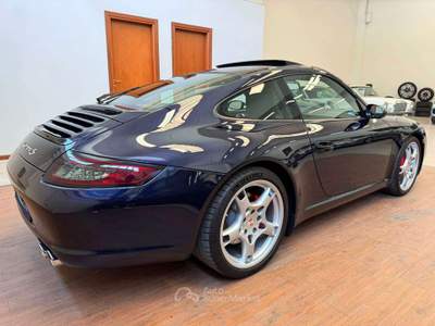 Porsche 911 997 Carrera S Coupè 355cv TIP. ITALIANA BOOK SERVICE CERTIFICATA TETTO SCARICHI PASM NAVI PSM XENO BOSE ISOFIX BELLISSIMA Blu/Azzurro usata Botticino