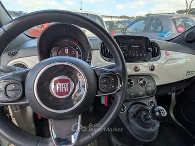 Fiat 500 HYBRID 1.0cc 70cv NAVIGATORE CLIMA Bianco usata Roma