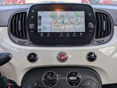 Fiat 500 HYBRID 1.0cc 70cv NAVIGATORE CLIMA Bianco usata Roma