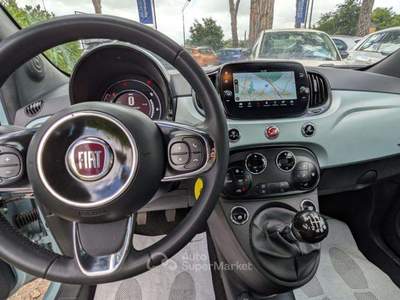 Fiat 500 HYBRID 1.0cc 70cv NAVIGATORE CLIMA Verde usata Roma