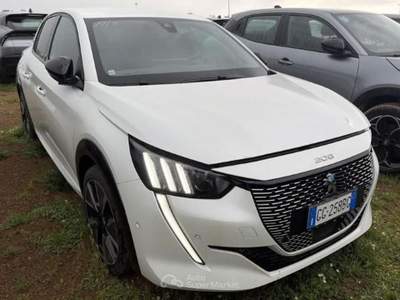 Peugeot 208 motore elettrico 136 CV 5 porte GT Bianco usata Fara Gera d'Adda