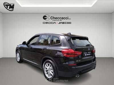 BMW X3 X3 sDrive18d Business Advantage Aut. Nero usata Prato