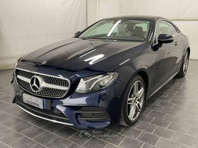 Mercedes-Benz Classe E d 4Matic 195cv-PELLECREMA-TETTO Blu/Azzurro usata Fossano