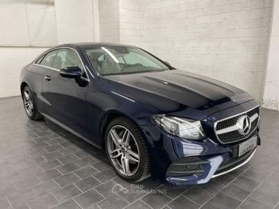 Mercedes-Benz Classe E d 4Matic 195cv-PELLECREMA-TETTO Blu/Azzurro usata Fossano