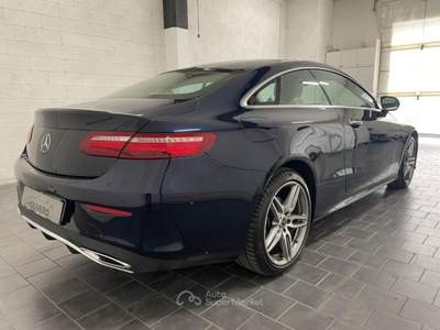 Mercedes-Benz Classe E d 4Matic 195cv-PELLECREMA-TETTO Blu/Azzurro usata Fossano