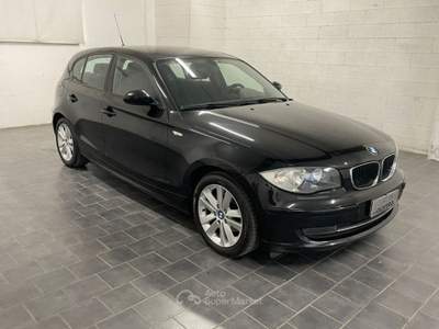 BMW Serie 1 118d d cat 5 porte-UNIPRO-CATENANUOVA Nero usata Fossano