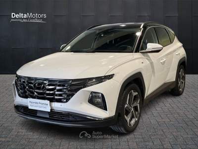 Hyundai Tucson  - tucson 1.6 t-gdi 48v dct exellence Bianco usata Ancona