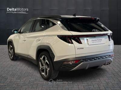 Hyundai Tucson  - tucson 1.6 t-gdi 48v dct exellence Bianco usata Ancona