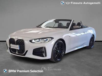 BMW Serie 4 440i i 48V xDrive Cabrio Msport Aut. Bianco usata Bussolengo