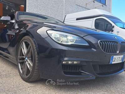 BMW Serie 6 M6 640 M-SPORT/M-AERO/PELLE/CERCHI 20"/DRIVING ASSISTANT Nero usata Fano