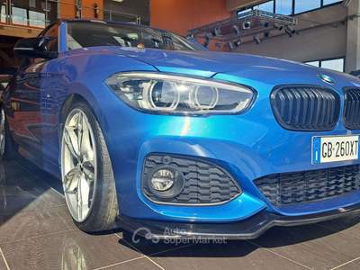 BMW Serie 1 M 125 PACK M-SPORT/FARI LED/STEPTRONIC/F1/CERCHI 19"//// Blu/Azzurro usata Fano