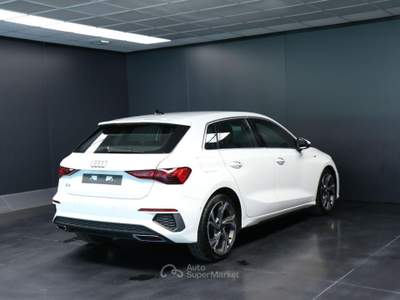 Audi A3 Sportback 30 TDI 116CV S tronic S line Bianco usata Arsiè