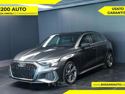 Audi A3 Sportback 30 TDI 116CV S tronic S line Grigio usata Arsiè