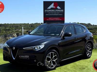 Alfa Romeo Stelvio 2.2 TD 190cv AT8 Q4 Super (Pelle/APP/Led/Retro) Nero usata Castellaneta