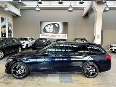 Mercedes-Benz Classe C D SW 4Matic Premium AMG Auto-18"-Pelle-AirMatic D/C Lilla usata Paderno Dugnano