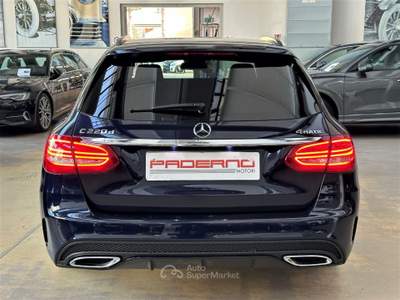 Mercedes-Benz Classe C D SW 4Matic Premium AMG Auto-18"-Pelle-AirMatic D/C Lilla usata Paderno Dugnano