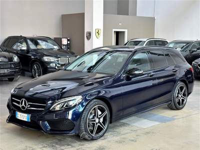 Mercedes-Benz Classe C D SW 4Matic Premium AMG Auto-18"-Pelle-AirMatic D/C Lilla usata Paderno Dugnano
