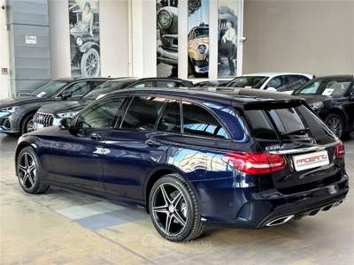 Mercedes-Benz Classe C D SW 4Matic Premium AMG Auto-18"-Pelle-AirMatic D/C Lilla usata Paderno Dugnano