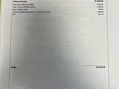 Alfa Romeo Junior BEV Speciale - possibilità noleggio no scoring Rosso usata Gela