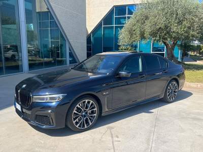 BMW Serie 7 745e 745 e Msport auto possibilità noleggio no scoring Blu/Azzurro usata Gela
