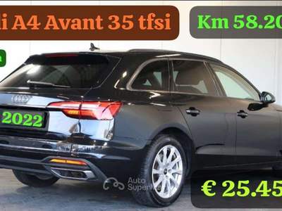 Audi A4 Audi A4 Avant 35 Tfsi Benzina Automatica Nero usata Chivasso
