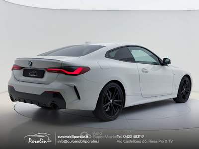 BMW Serie 4 430dA d Coupe mhev 48V xDrive Msport Laser-ACC-Black pack Beige usata Riese Pio X