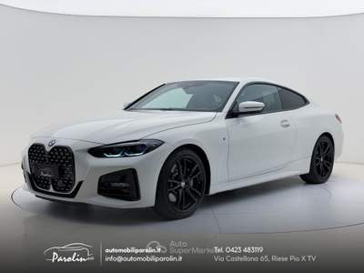 BMW Serie 4 430dA d Coupe mhev 48V xDrive Msport Laser-ACC-Black pack Beige usata Riese Pio X