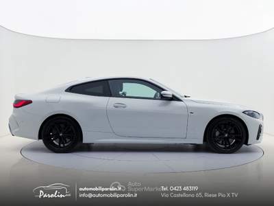BMW Serie 4 430dA d Coupe mhev 48V xDrive Msport Laser-ACC-Black pack Beige usata Riese Pio X