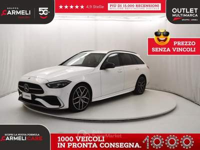 Mercedes-Benz Classe C 300 d Mild hybrid Premium 9G-Tronic NIGHT PACK - CERCHI 19 - AMG LINE Bianco usata Coccaglio