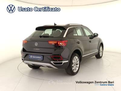 Volkswagen T-Roc 1.5 tsi style dsg Nero usata Bari