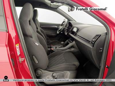 Skoda Karoq 1.5 tsi sportline dsg Rosso usata Assago