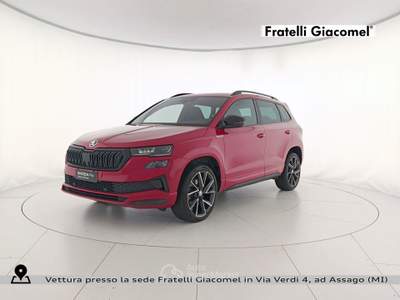 Skoda Karoq 1.5 tsi sportline dsg Rosso usata Assago
