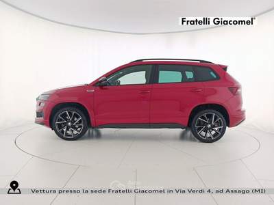 Skoda Karoq 1.5 tsi sportline dsg Rosso usata Assago