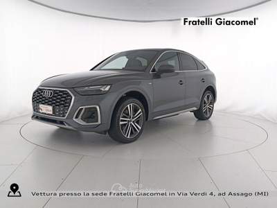 Audi Q5 sportback 40 2.0 tdi mhev 12v s line plus quattro s-tronic Grigio usata Assago