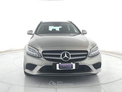 Mercedes-Benz Classe C C sw 220 d business extra auto camera+tetto pano+pelle Argento usata Ghedi
