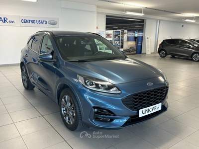 Ford Kuga 2.500 BENZINA PLUG IN HYBRID 225 CV ST-LINE C.AUTO Blu/Azzurro usata Alba