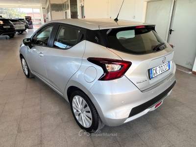 Nissan Micra 1.0 BENZINA  92cv.  5 porte  Acenta , Km 47.000 Argento usata Alba