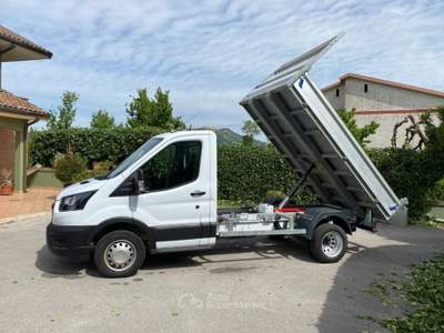 Ford Transit 350 2.0 EcoBl.130CV PM RG Cassonato RIBALTABILE Bianco usata Manocalzati