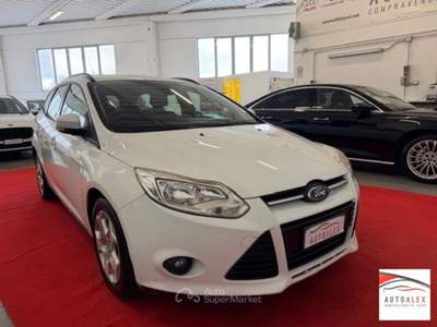 Ford Focus  SW 1.6 tdci Titanium 95cv Bianco usata Casarsa della Delizia