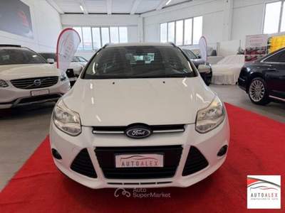 Ford Focus  SW 1.6 tdci Titanium 95cv Bianco usata Casarsa della Delizia