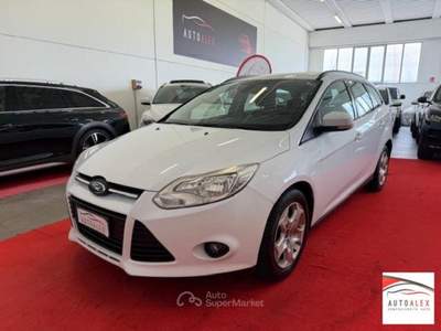 Ford Focus  SW 1.6 tdci Titanium 95cv Bianco usata Casarsa della Delizia