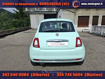 Fiat 500 1.3 mjt Lounge 95cv Verde usata Borgosesia