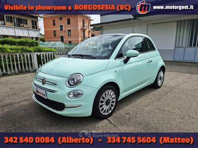 Fiat 500 1.3 mjt Lounge 95cv Verde usata Borgosesia