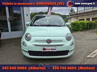Fiat 500 1.3 mjt Lounge 95cv Verde usata Borgosesia